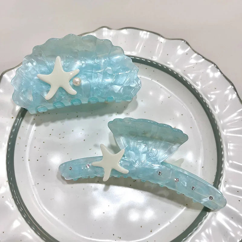 Ocean Starfish Hair Clip