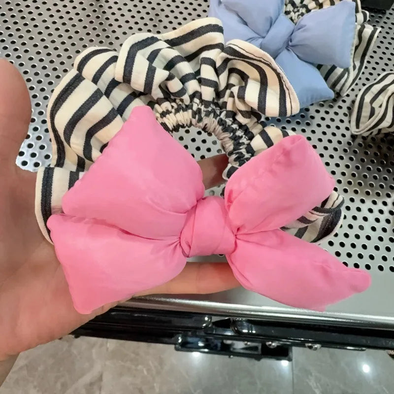 Sunny Yellow Bow Scrunchie