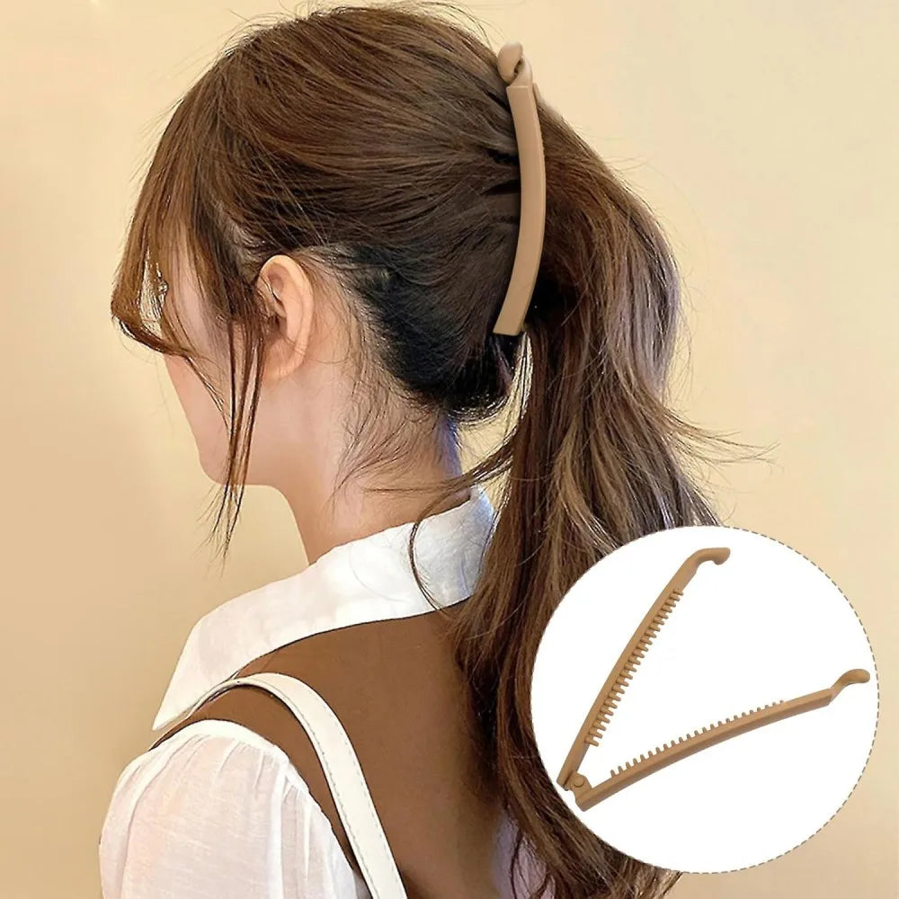 Retro Banana Hair Claws Clip