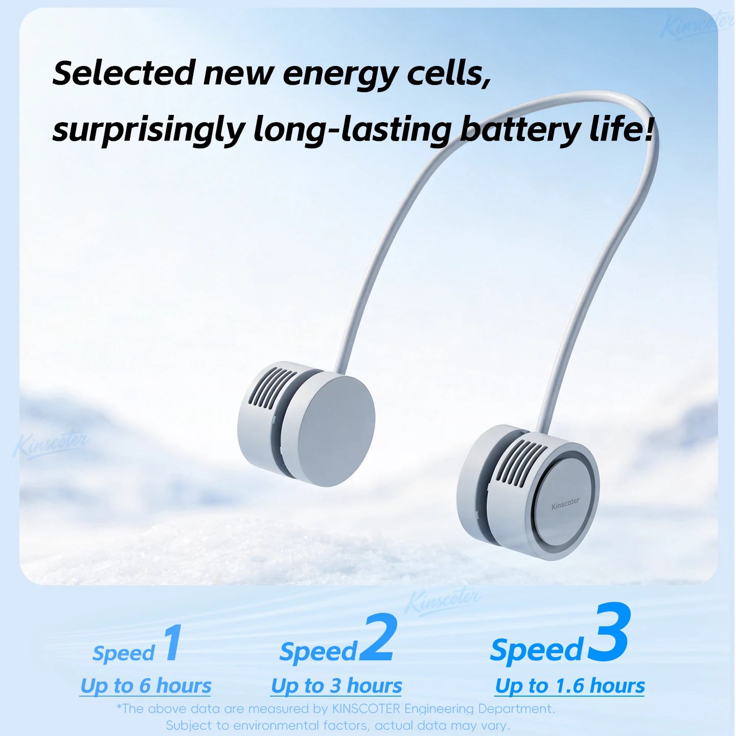 Gleelush 2026 Foldable Hands-Free 360 Neck Fan