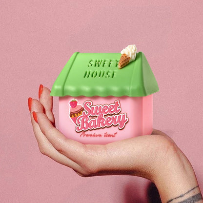 140g Solid Fragrance,Ice Cream Coffee Vanilla Gourmet Scent Bathroom Toilet Deodorant,Musk/Caramel/Milky Aroma Car Air Freshener