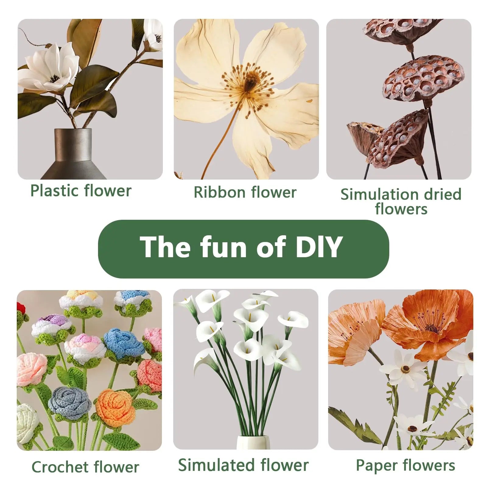 Green Flower Stem Sticks DIY Floral Material Handmade Wire Stems Floriculture Tape Self-adhesive Bouquet Floral Stem Paper Tapes