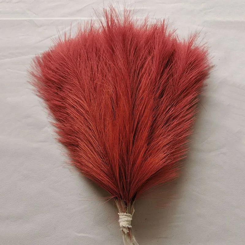 Artificial Pampas Grass Bouquet – Fluffy Boho Decor for Home, Wedding & Party Styling