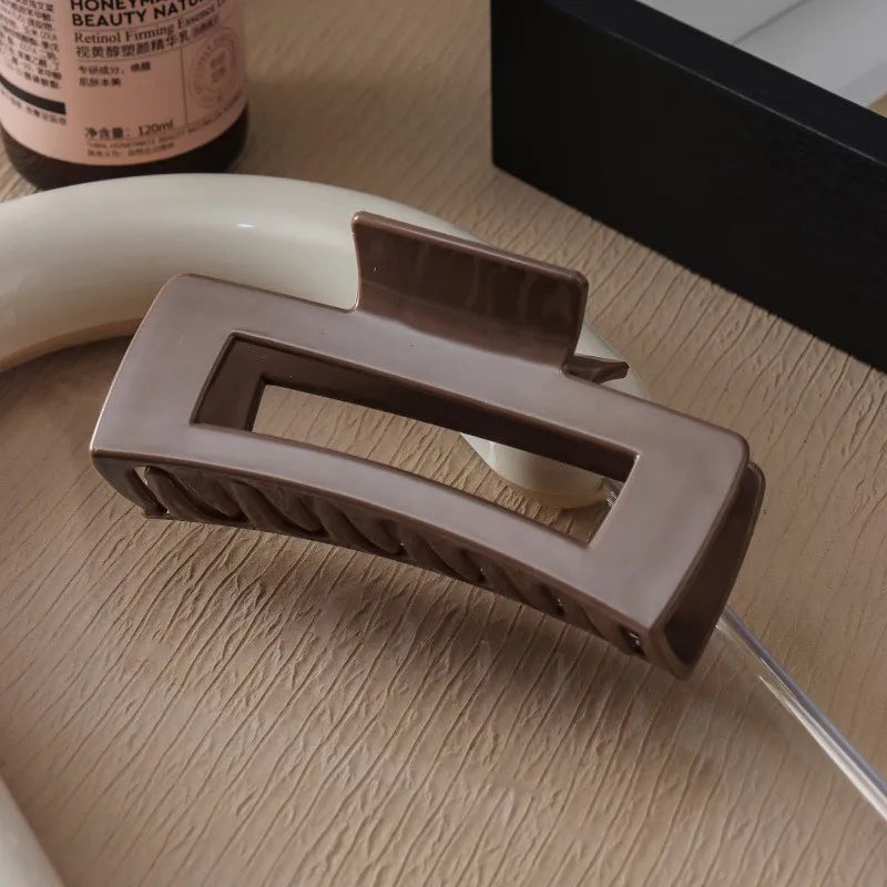 Chic Matte Soft Silicon Shark Hair Clip