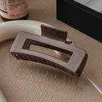 Chic Matte Soft Silicon Shark Hair Clip