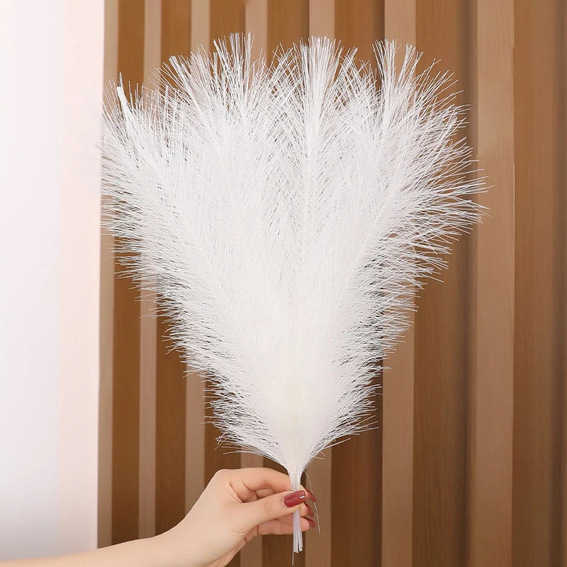 Artificial Pampas Grass Bouquet – Fluffy Boho Decor for Home, Wedding & Party Styling