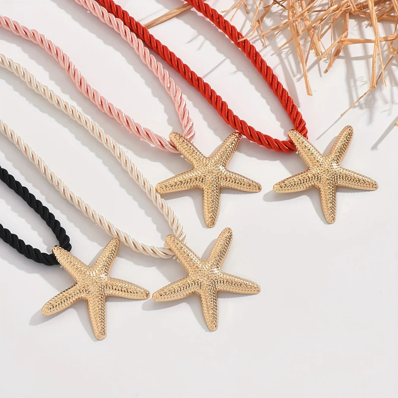 Women's Fashion Jewelry Beach Style Starfish Pendant Necklace,Daily & Vacation Wear, All-Season Accessory