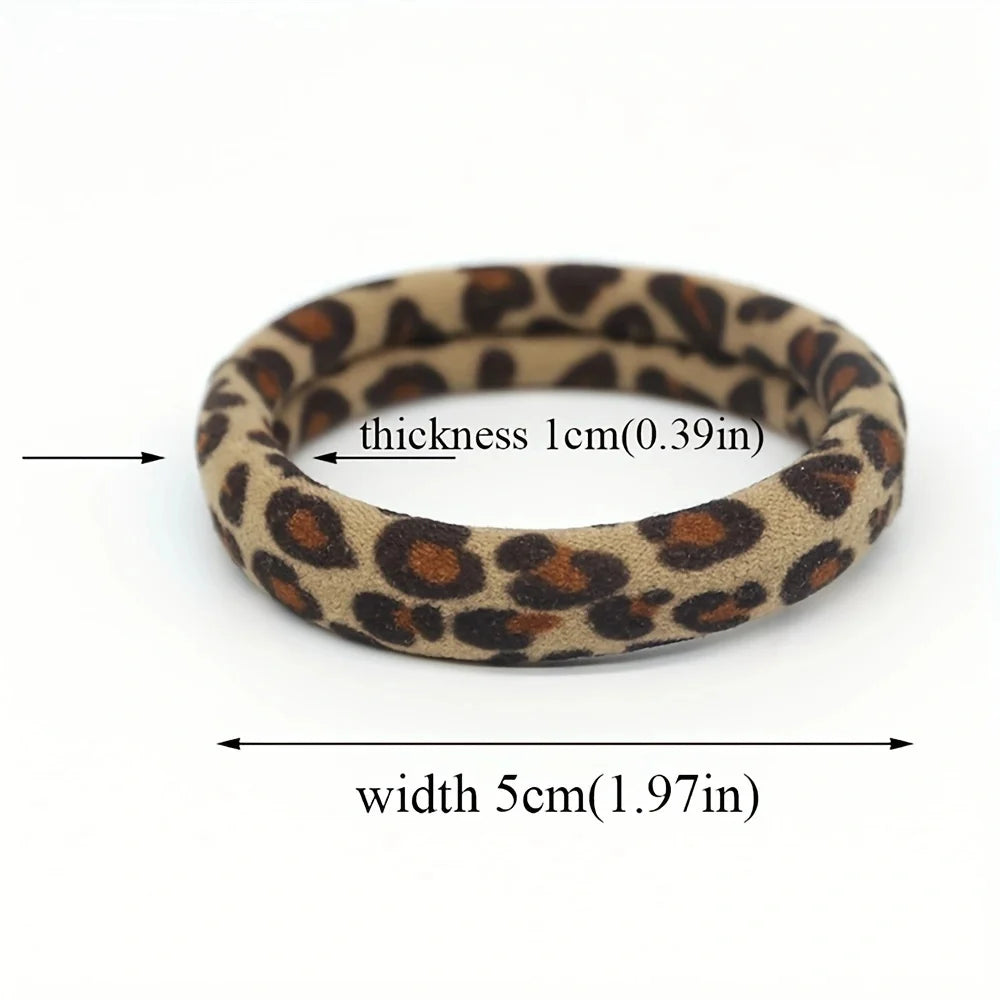 Leopard Print Hair Tie