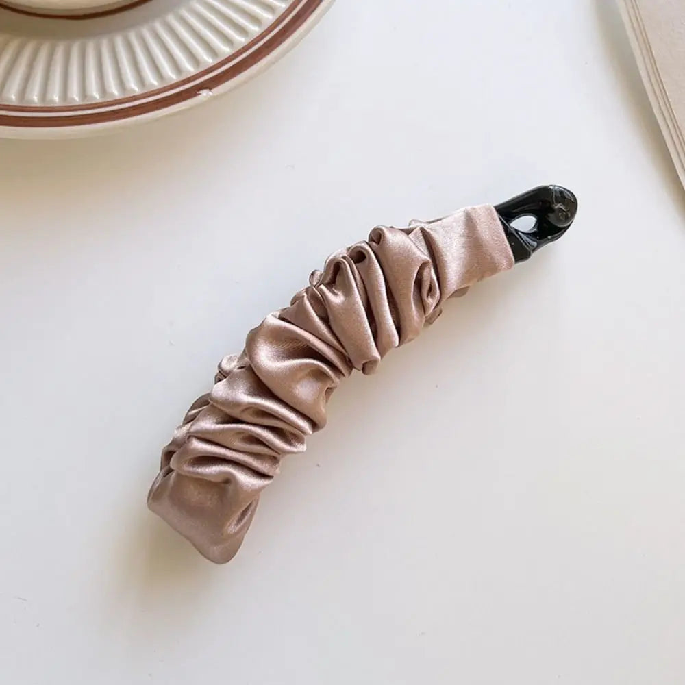 Bow Banana Clip Leopard Print