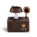 The Sanctuary Diffuser — Rain Drop Aroma Humidifier with Remote Control & 7-Color Lighting | 250ml | Vintage Gramophone Style