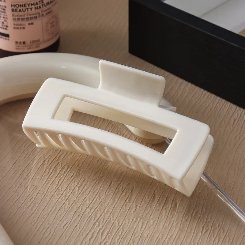 Chic Matte Soft Silicon Shark Hair Clip