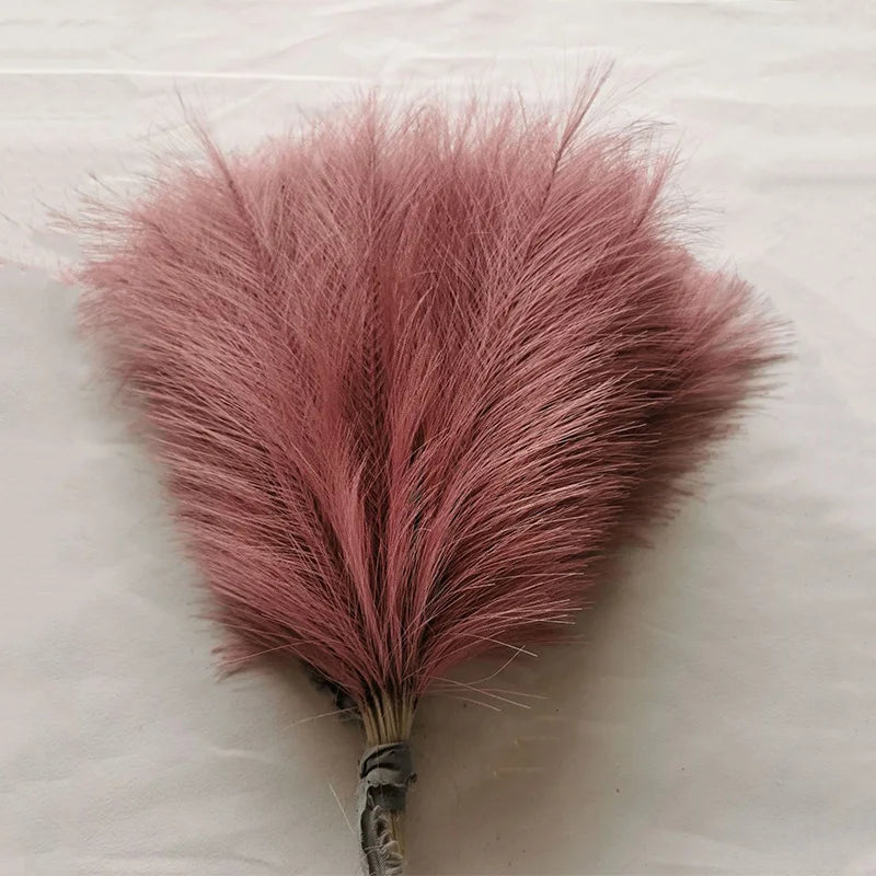 Artificial Pampas Grass Bouquet – Fluffy Boho Decor for Home, Wedding & Party Styling