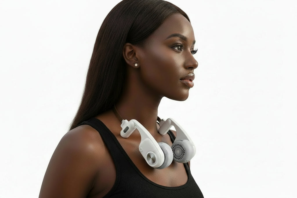 Gleelush 2026  Bladeless Neck Fan 360 Cooling