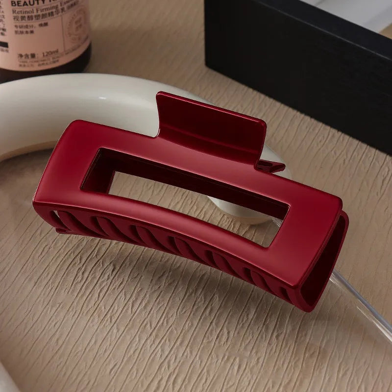 Chic Matte Soft Silicon Shark Hair Clip