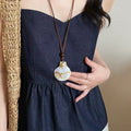 Bohemian Retro Starfish Pendant Necklace for Women Summer Ocean Y2K Accessories Shell Conch Long Chain Necklace Jewelry Gifts