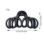 Frosted Hair Claw Clip