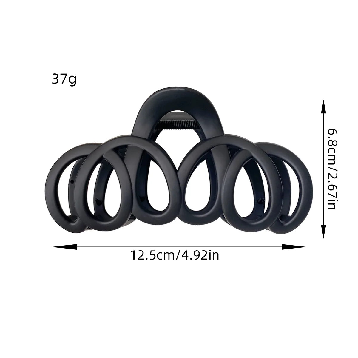 Frosted Hair Claw Clip