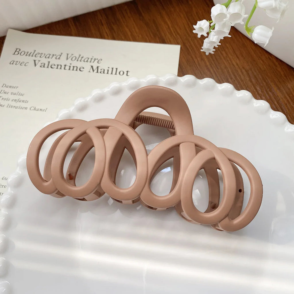 Frosted Hair Claw Clip