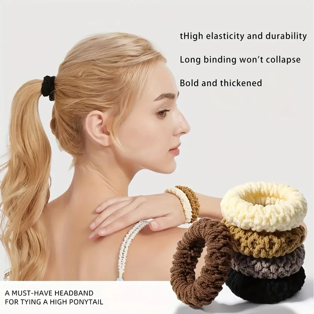 Thick Knit Comfy Scrunchie