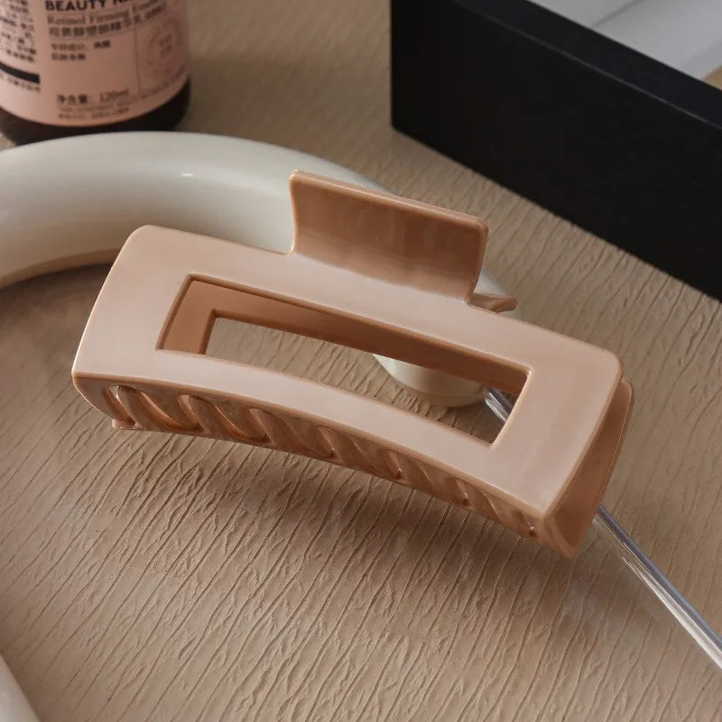 Chic Matte Soft Silicon Shark Hair Clip