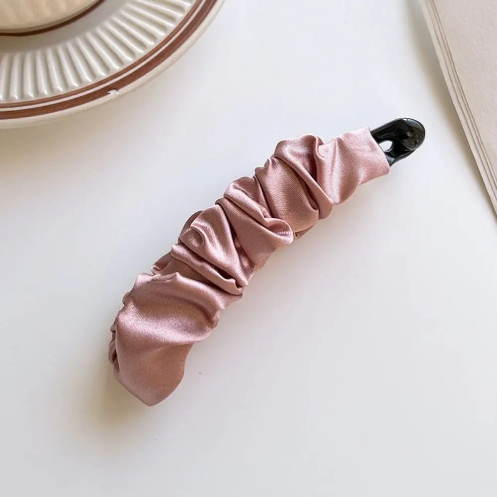 Bow Banana Clip Leopard Print