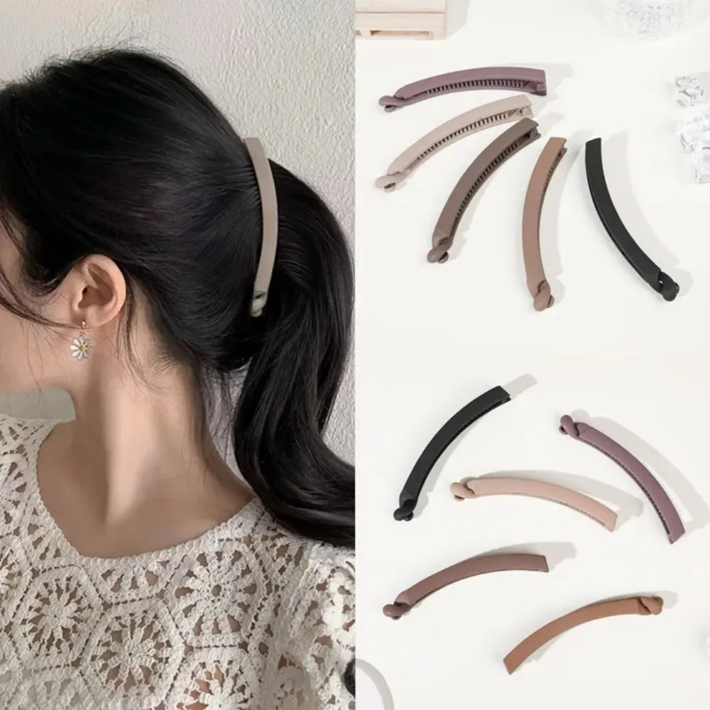 Retro Banana Hair Claws Clip