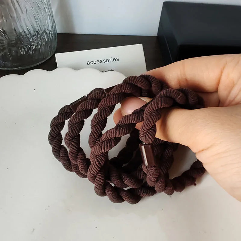 5Pc Elasticity Hair Scrunchies