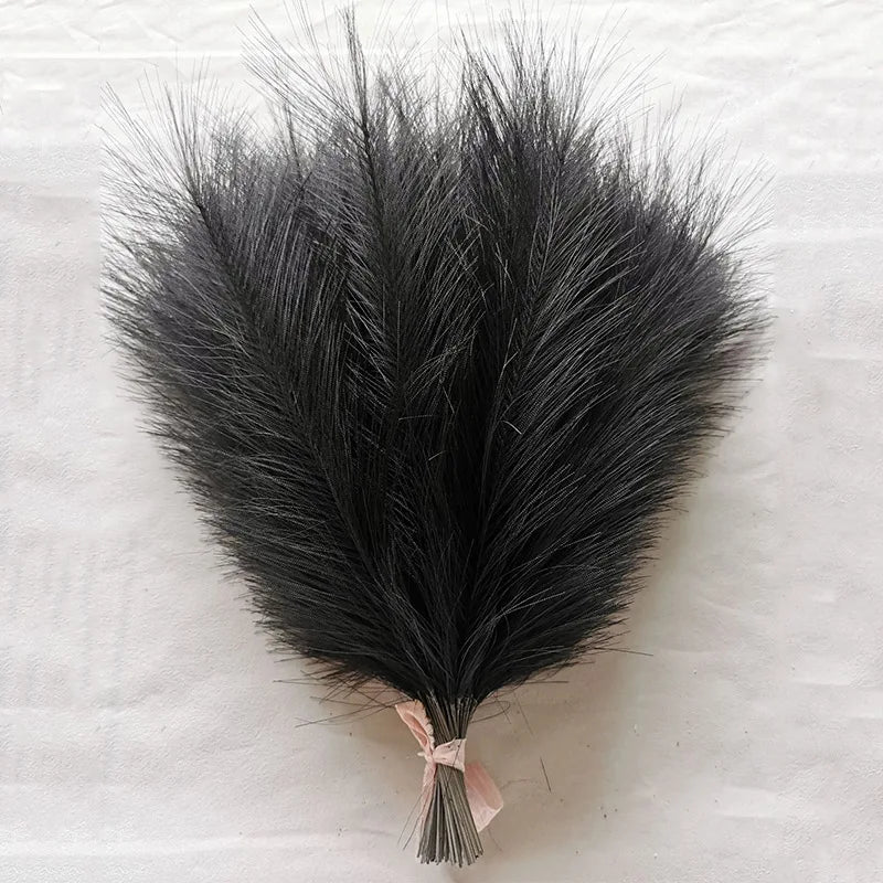 Artificial Pampas Grass Bouquet – Fluffy Boho Decor for Home, Wedding & Party Styling