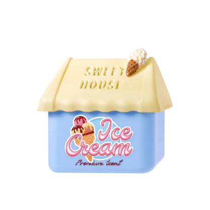 140g Solid Fragrance,Ice Cream Coffee Vanilla Gourmet Scent Bathroom Toilet Deodorant,Musk/Caramel/Milky Aroma Car Air Freshener