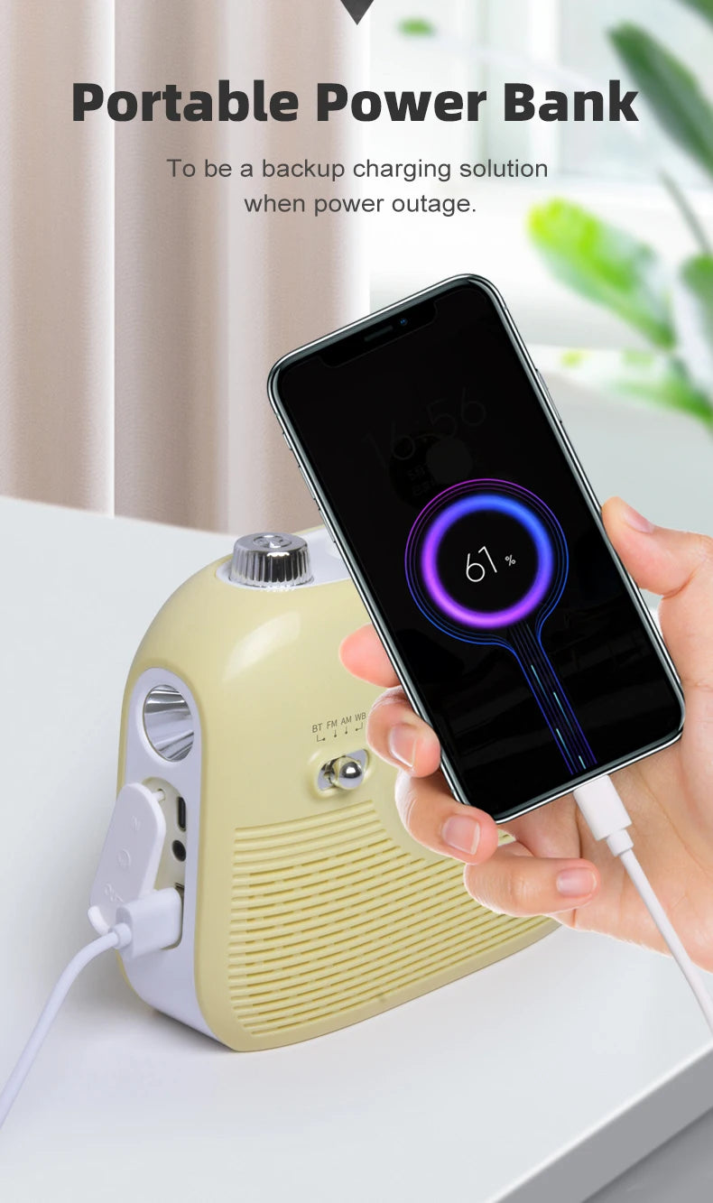 The Gleelush Home Station — 9-in-1 Bluetooth Radio, Diffuser & Emergency Prep