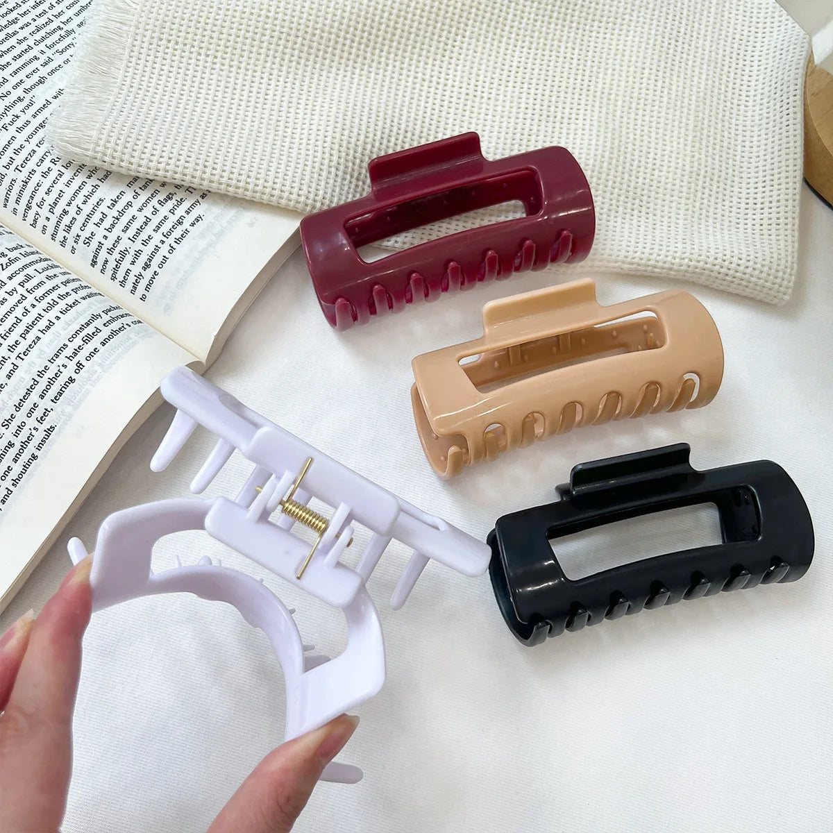 Soft Silicone Hair Claw Clip