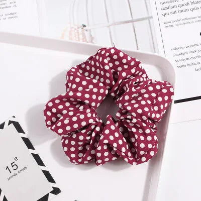 Striped Comfort Hair Scrunchie Set