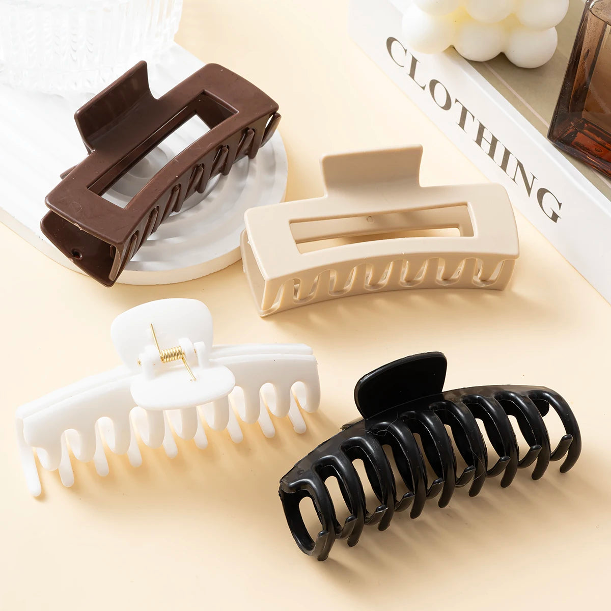 Stylish Bow Hair Claw Clips