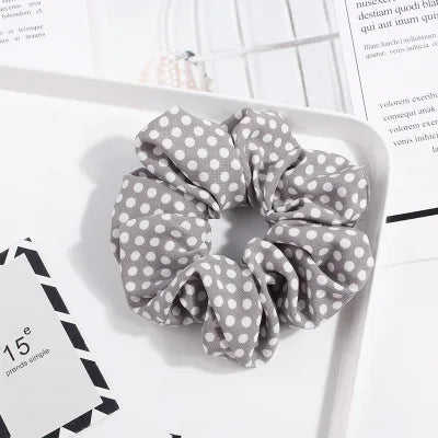 Striped Comfort Hair Scrunchie Set