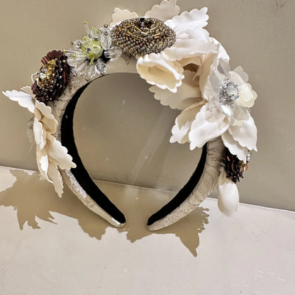 Radiant Crystal Pearl Headband