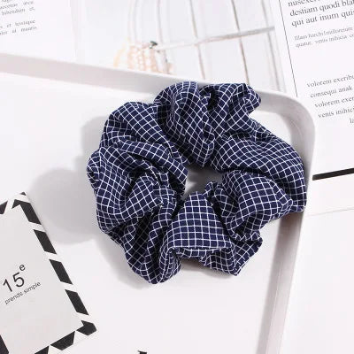 Striped Comfort Hair Scrunchie Set