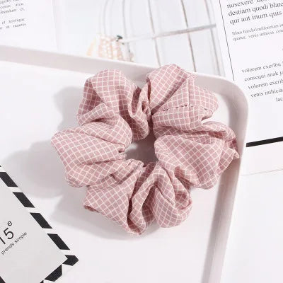 Striped Comfort Hair Scrunchie Set