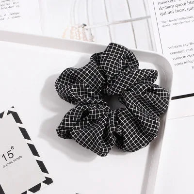 Striped Comfort Hair Scrunchie Set